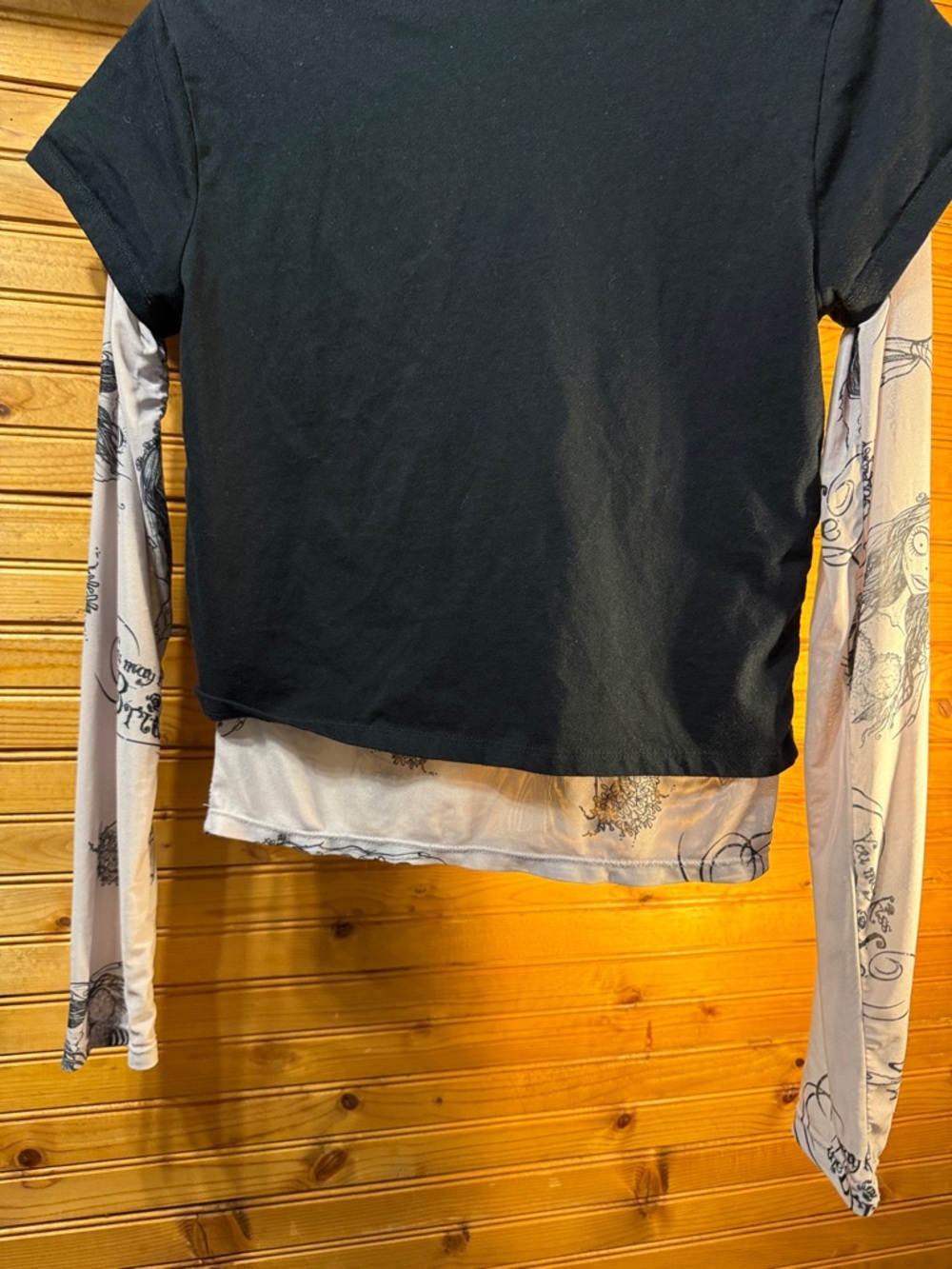 Corpse bride Black Layered Graphic Tee - Picture 6 of 6
